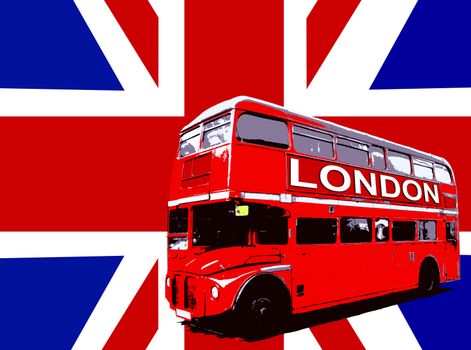 Concept image of a London Routemaster Bus.