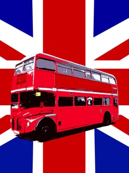 Concept image of a London Routemaster Bus.