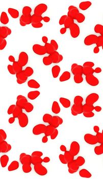 Seamless pattern of blood drops.