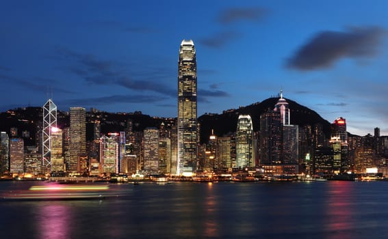 Hong Kong at night