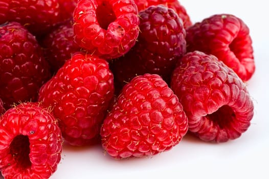 Fresh ripe raspberry