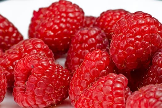 Fresh ripe raspberry