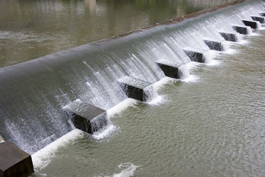 image of a waterfall in the river