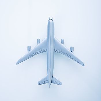 Miniature model jet airplane.