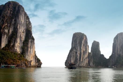 The rock of halong bay, vietnam