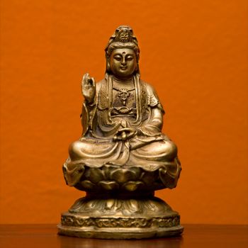 Hindu statue of Kuan Eim, Goddess of mercy and compassion.