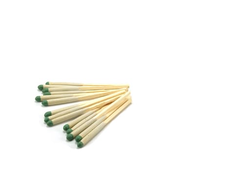 Matches isolated on a white background         