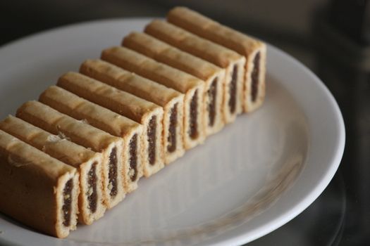 Close up of Fig Cookies.