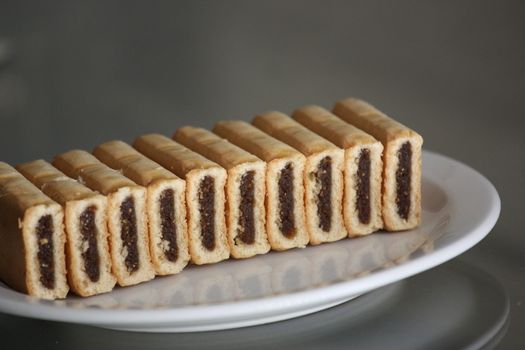 Close up of Fig Cookies.