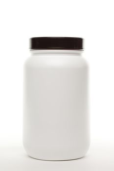 Blank White Canister Ready for Your Own Label or Design.