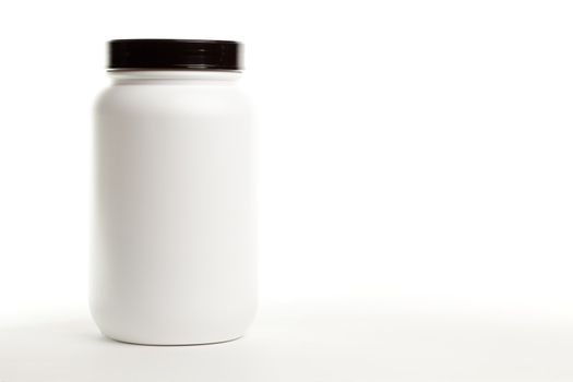 Blank White Canister Ready for Your Own Label or Design.