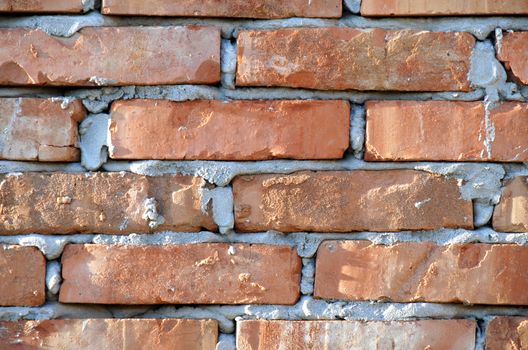brick wall red abstract background