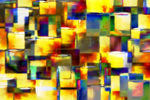Colorful photo manipulation for a background or wallpaper.