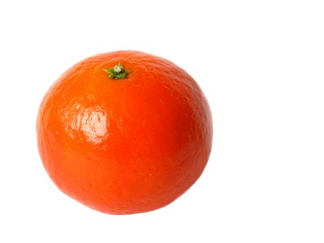 fruit citrus mandarin on the white background isolated 