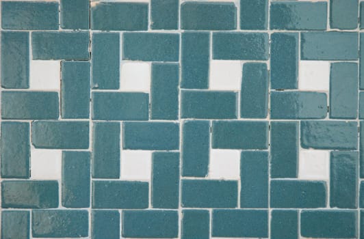 Detail of Portuguese glazed tiles.