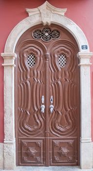 Old typical Portuguese door.