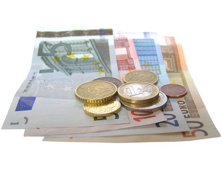 Euro banknotes and coins (European currency)