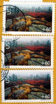 United States of America (USA) postage stamps