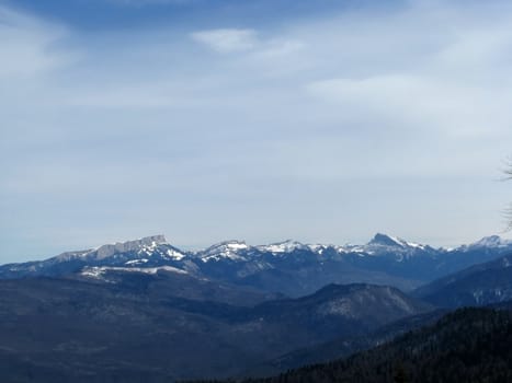 High mountains; snow peaks; caucasus; the Main Caucasian ridge