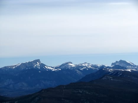 High mountains; snow peaks; caucasus; the Main Caucasian ridge