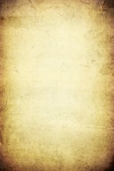 An image of an old grunge parchment background with space for your text
