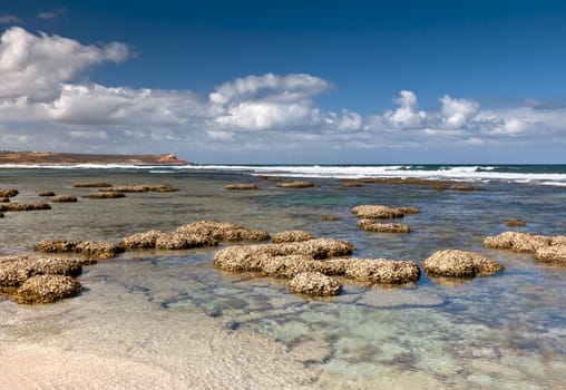 An image of a strange beach at Kalbarri Australia