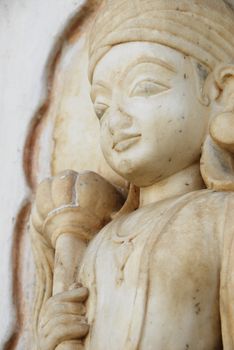 A statue in India