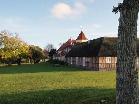 Classical traditional small country family hotel Funen Denmark  