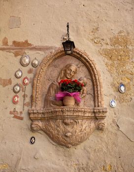 Roadside shrine in Verona Italy