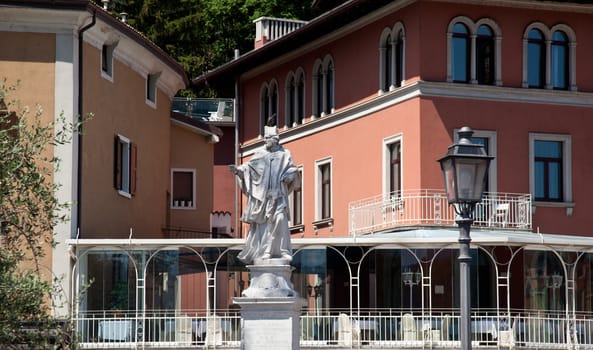 San Giovanni Nepomuceno statue in Riva on Lake Garda