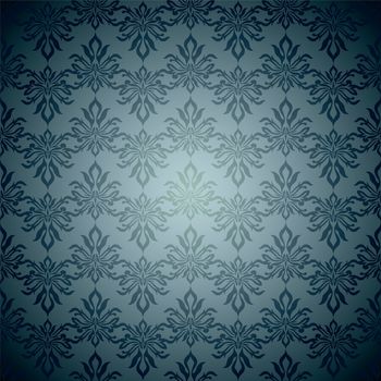 Blue and green classy wallpaper background design with seamless design