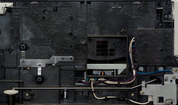 It's a part of the electronic interior of a laser printer