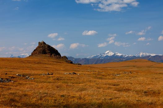 Altai mountains. Beautiful highland landscape. Russia. Siberia