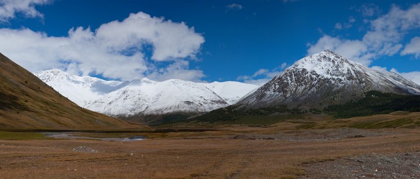 Altai mountains. Beautiful highland landscape. Russia. Siberia