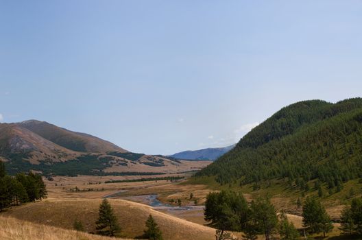 Altai mountains. Beautiful highland landscape. Russia. Siberia