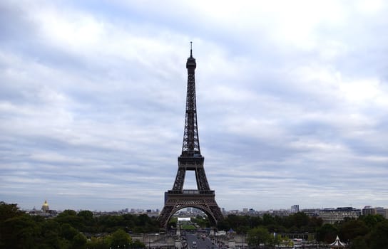 Trocadero view of the Eiffel tower