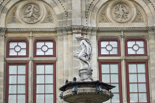 the vienna state opera was built between 1861 and 1869 in the neo-renaissance style. the architects were august sicard von sicardsburg and eduard van der n�ll. it was the first opera built in vienna.