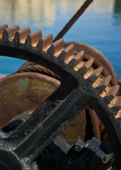 Rusty gearwheel