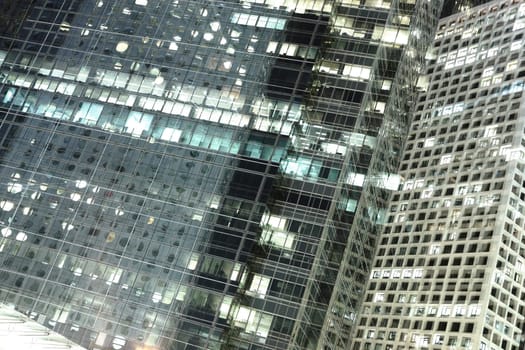 office at night abstract
