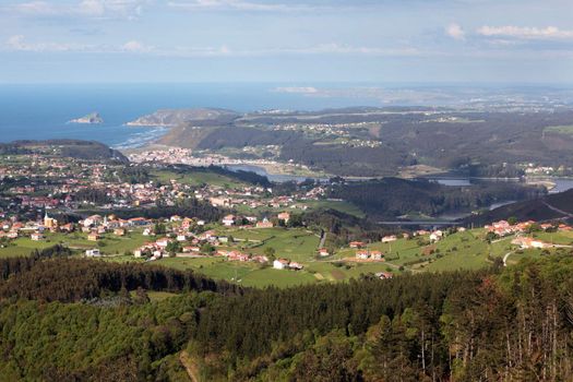 San Esteban de Pravia,Somao an San Juan de la Arena, tree villages in Asturias, Spain