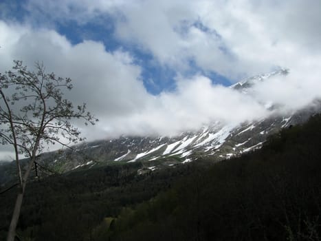 Stones, rocks; a relief; a landscape; a hill; a panorama; mountains