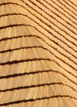 abstract background from the wood shingle roof.