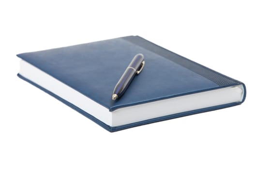 Notebook on a white background. isolated image