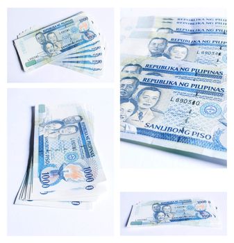 collage of philippines peso