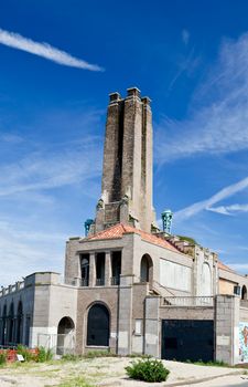 The old casino at beach in Asbury Park NJ 