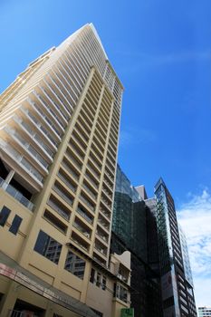 Tall Buildings on a sky - Aukland. New Zealand
