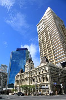 Tall Buildings on a sky - Aukland, New Zealand 