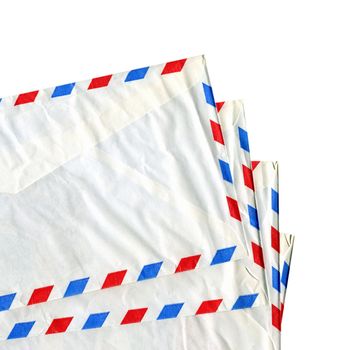 Postage letter envelope for airmail