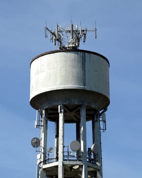 Watertank and telecommunication tower