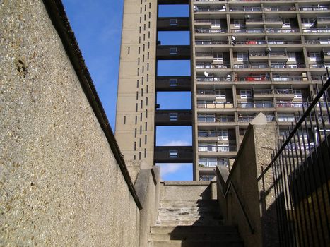 Trellick Tower in London iconic sixties new brutalism architecture